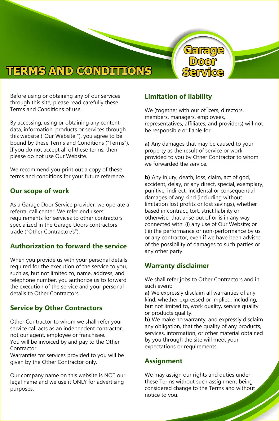 Master Garage Door Service Laurel, MD 240-342-4549